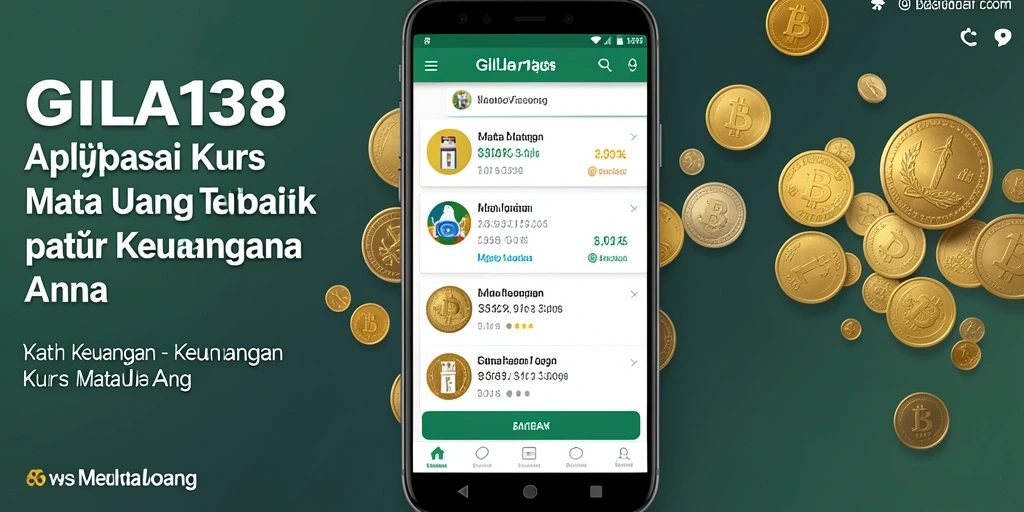 Antarmuka pengguna GILA138 yang sederhana dan intuitif.