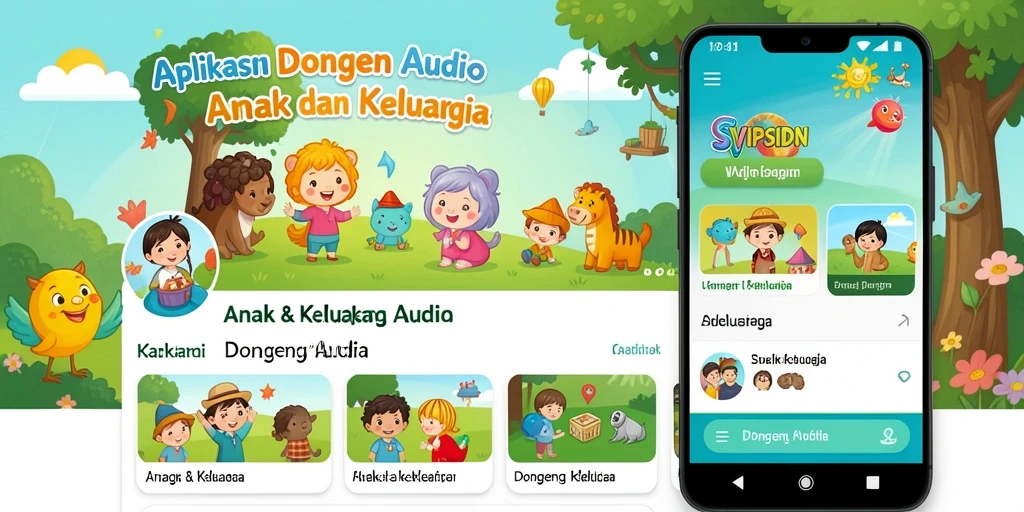 Tampilan antarmuka SVIPSIDN yang menarik untuk anak-anak.