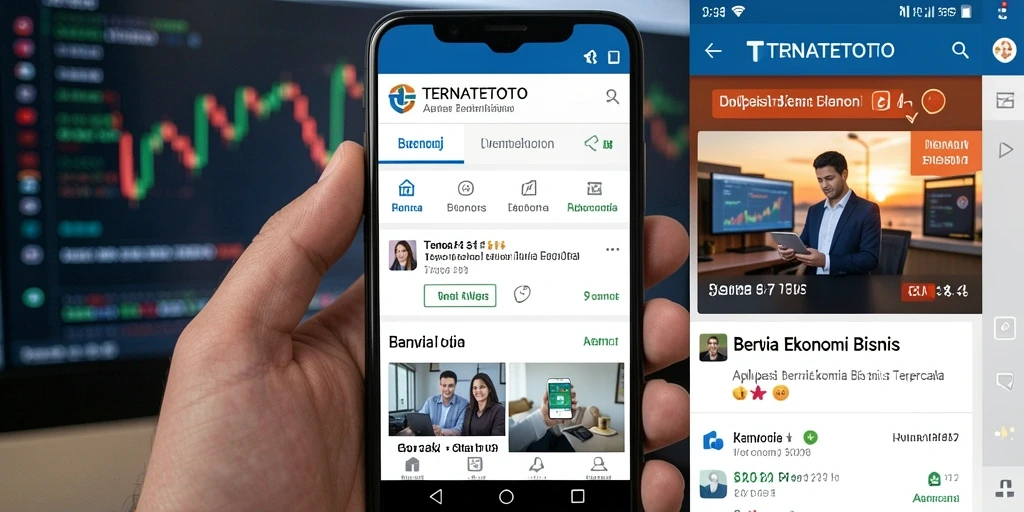 Antarmuka aplikasi TERNATETOTO yang intuitif dan informatif.